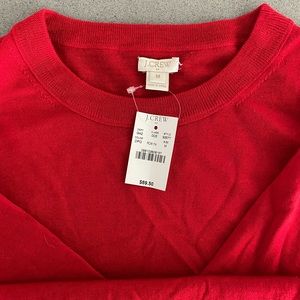 J. Crew Classic 3/4 sleeve sweater red size M
